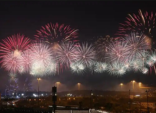 诸城市焰火晚会